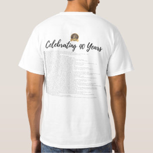 Camiseta 40th Anniversary Show Title T-Shirt