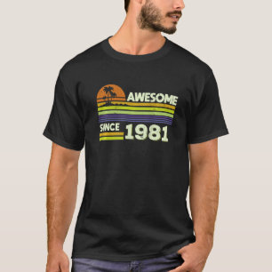 Camiseta 411 Homens de Aniversário da rua Incrível Desde 19
