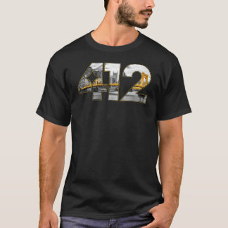 Camiseta 412 Pittsburgh Skyline Classic TShirt1139png1139