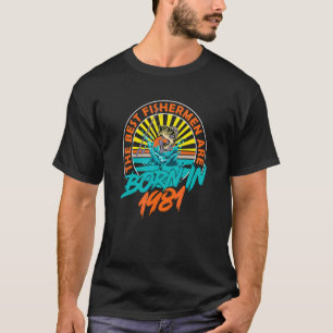 Camiseta 41 Anos De Nascer De Pescadores Em 1981 41ruas Ani