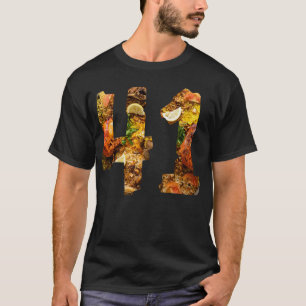 Camiseta 41 Piada de Ação de Graças Gen Alpha Gen Z Brainro