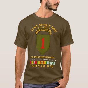 Camiseta 41rua Cachorro Pelotão 1rua Divisão de Infantaria