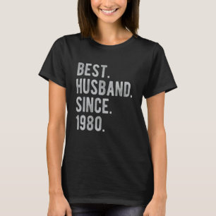 Camiseta 42º Aniversário De Casamento Para Ele Melhor Marid