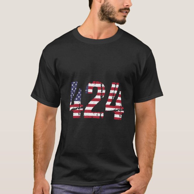 Camiseta 424 California Area Code (Frente)