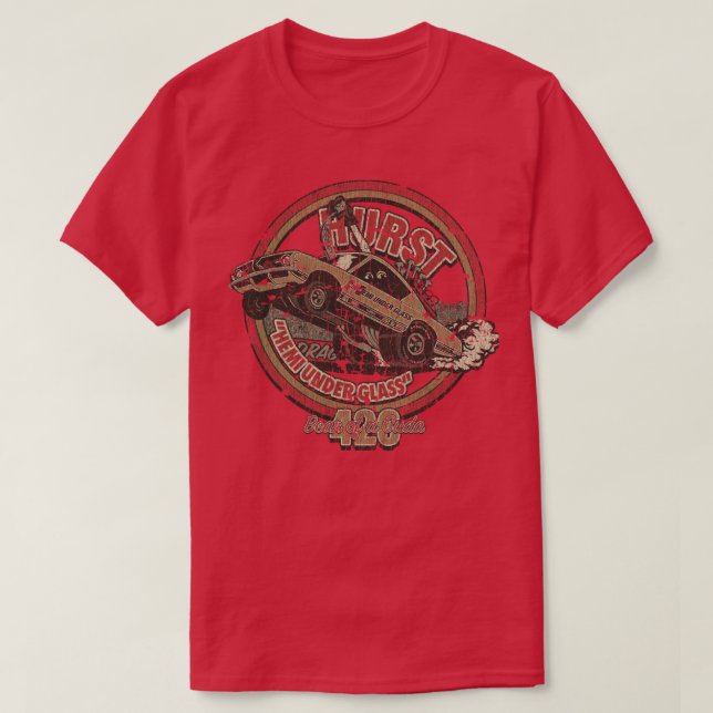 Camiseta 426 Urso Hemi de uma Cuda Barracuda (Frente do Design)