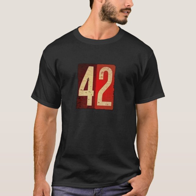 Camiseta 42 a resposta à vida o universo e tudo (Frente)