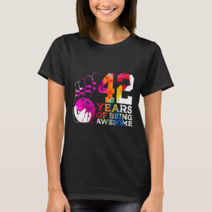 Camiseta 42 Anos De Boliches Incríveis 42.O Aniversário
