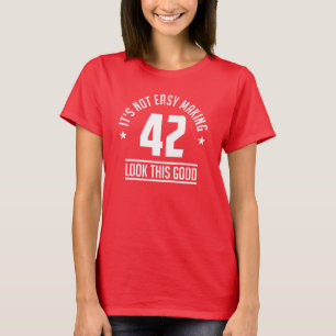 Camiseta 42 Anos de Idade Gráfico