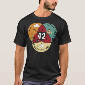 Camiseta 42 Answer to Life Universe and Everything Funny Vi