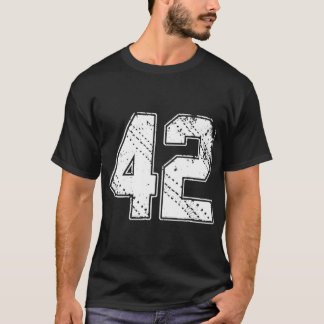 Camiseta 42 Baseball Jersey Número 42 - Vintage