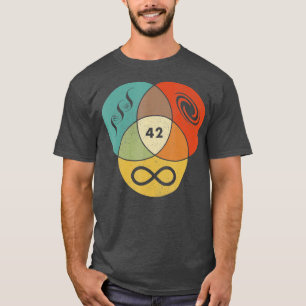 Camiseta 42 Resposta à vida no universo e tudo mais engraça