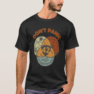 Camiseta 42 Resposta à vida O universo e tudo o mais