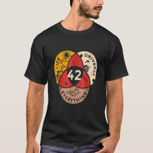 Camiseta 42 Resposta à Vida Universo e Tudo Ciência
