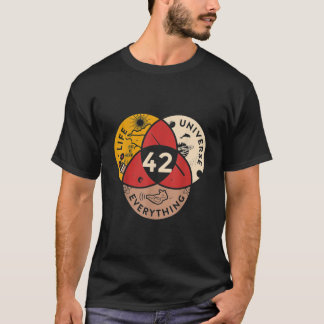 Camiseta 42 Resposta ao Universo da Vida e à Ciência de Tud