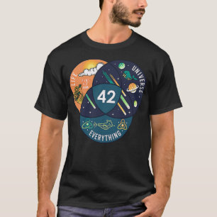 Camiseta 42 Resposta Ao Universo Da Vida E Tudo