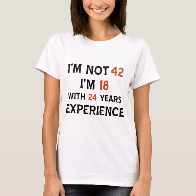 Camiseta 42nd design do aniversário (Frente)