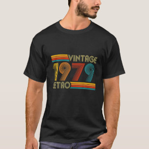 Camiseta 43º Aniversário Dotado De 43 Anos Mulheres Retro
