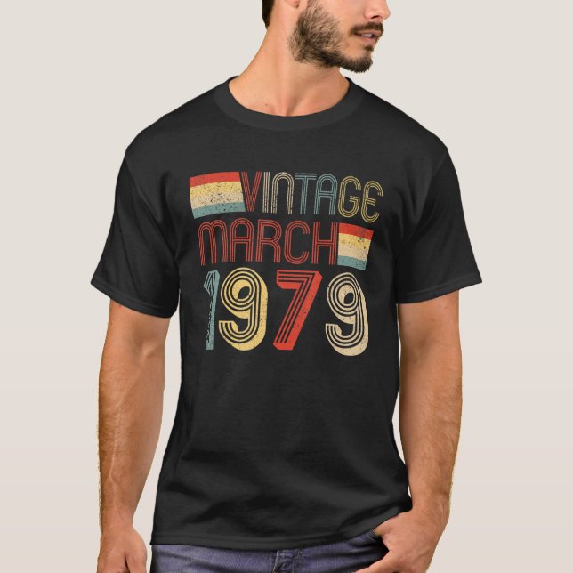Camiseta 43.º Aniversário Decoração De 43 Anos (Frente)
