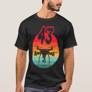Camiseta 43.º Aniversário I - Drones De Controle Remoto Com
