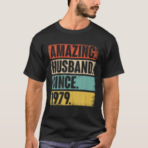 Camiseta 43 Aniversário De Casamento Dando-Lhe Presente - M