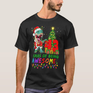 Camiseta 43 Anos De Incrível Dinossauro 43º Aniversário C