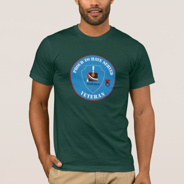 Camiseta 43 BVE Regiment Huzaren van Boreel Veteraan (Frente)