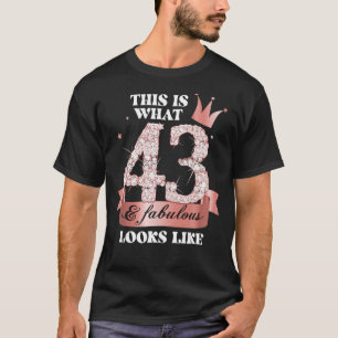 Camiseta 43 e fabuloso I Black Peach Party Group Candid Pho