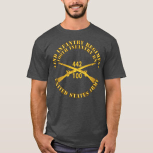 Camiseta 442º Regimento de Infantaria 100º Batalhão de Infa