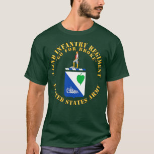Camiseta 442º Regimento de Infantaria COA Ir para Broke X