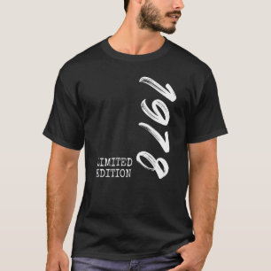 Camiseta 44 Aniversário Damas Mens 44 Anos 1978 19