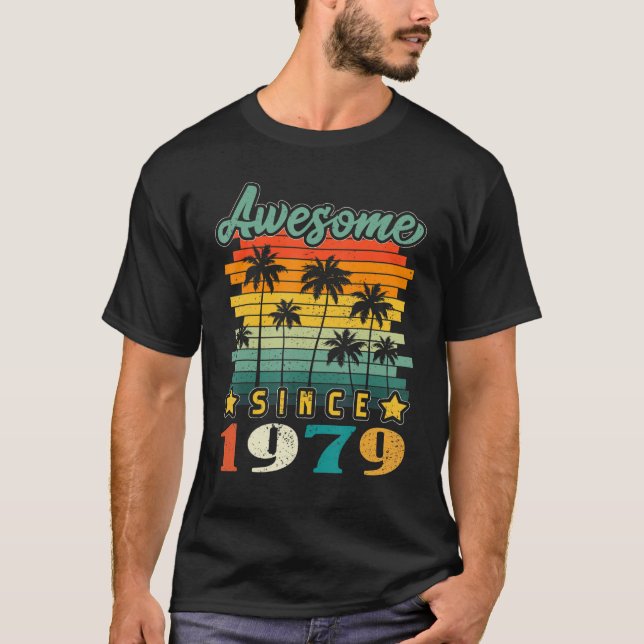 Camiseta 44 anos de idade presentes são fantásticos desde 1 (Frente)