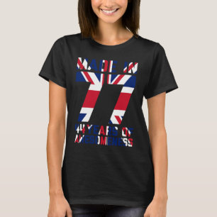Camiseta 44 Birthday British Men Women 44 Year Old 1977
