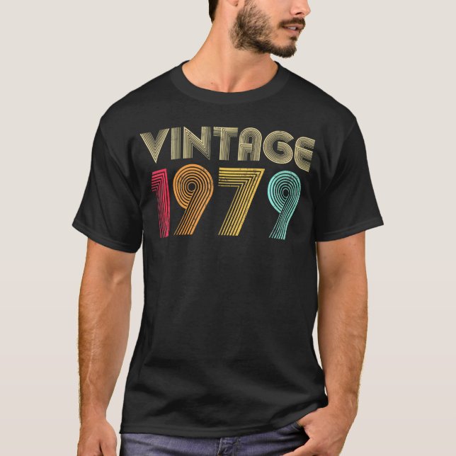 Camiseta 45º Aniversário 1979 45 Anos (Frente)