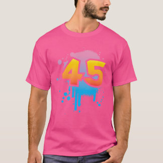 Camiseta 45º Aniversário Homens Presentes Mulheres Legal Sp