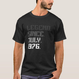 Camiseta 45º Aniversário Oferece Legenda De 45 Anos Desde