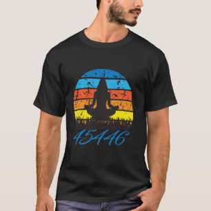 Camiseta 45446 Beige Af 45 Contra 45 Yoga Namaste Retro Vi