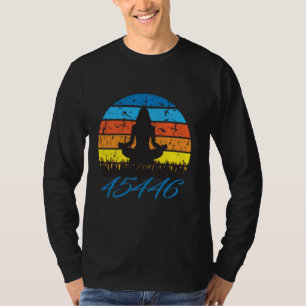Camiseta 45446 Beige Af 45 Contra 45 Yoga Namaste Retro Vi