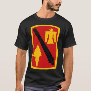 Camiseta 45.ª Artilharia Incêndio Brigada com Texto