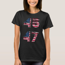 Camiseta 45 47 Donald Trump 2024 Eleição Eu Apoio Trump