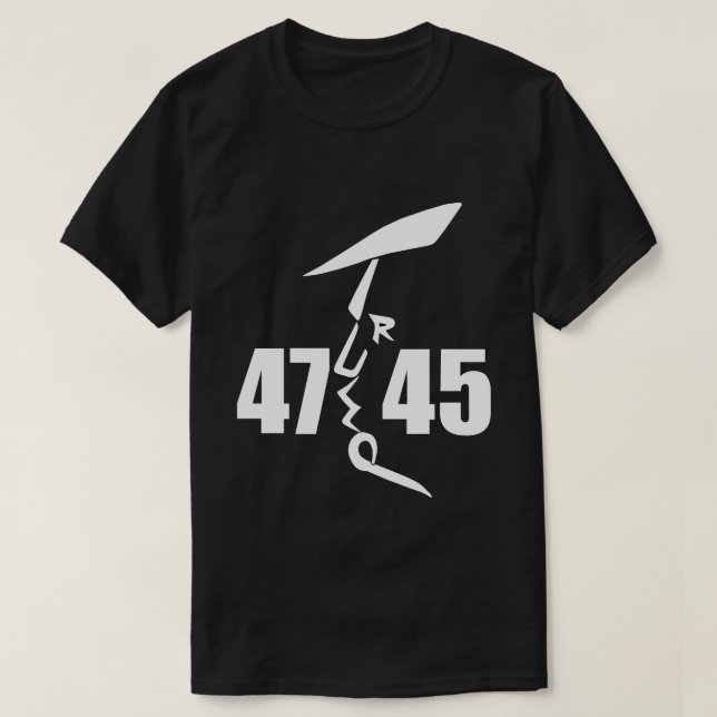 Camiseta 45 47 Trump  (Frente do Design)