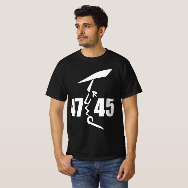 Camiseta 45 47 Trump (Frente Completa)