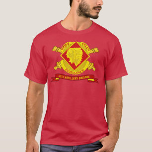 Camiseta 45.a Brigada de Artilharia com Br Ribbon