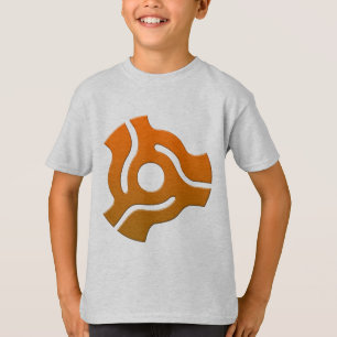 Camiseta 45 adaptador - disco-jóquei do DJ do registro de