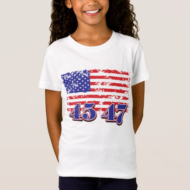 Camiseta 45 and 47 President Trump (Frente)