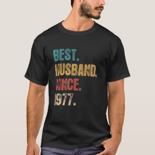 Camiseta 45 Aniversário De Casamento Para O Melhor Marido D