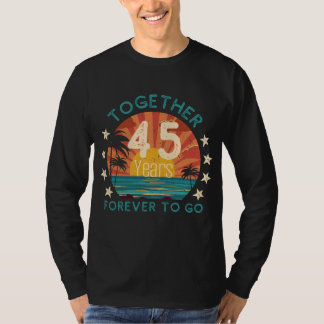 Camiseta 45 anos de amor: Para sempre Juntos - Celebrar