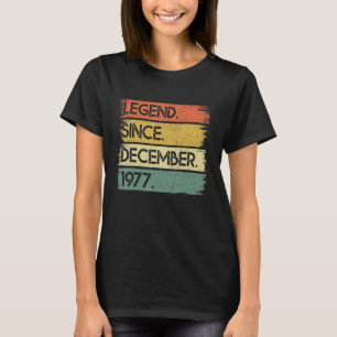Camiseta 45 anos de lenda desde dezembro de 1977 45º nascim