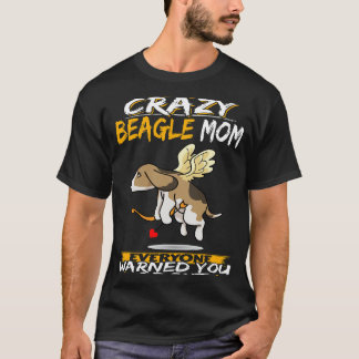 Camiseta 45 Eu sou a Louca Beagle Mãe