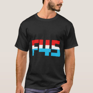 Camiseta 45! Gráfico F45 minimalista e engraçado