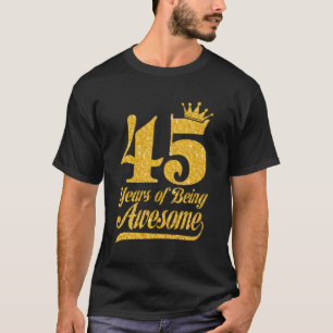 Camiseta 45 Incrível 45ª Coroa